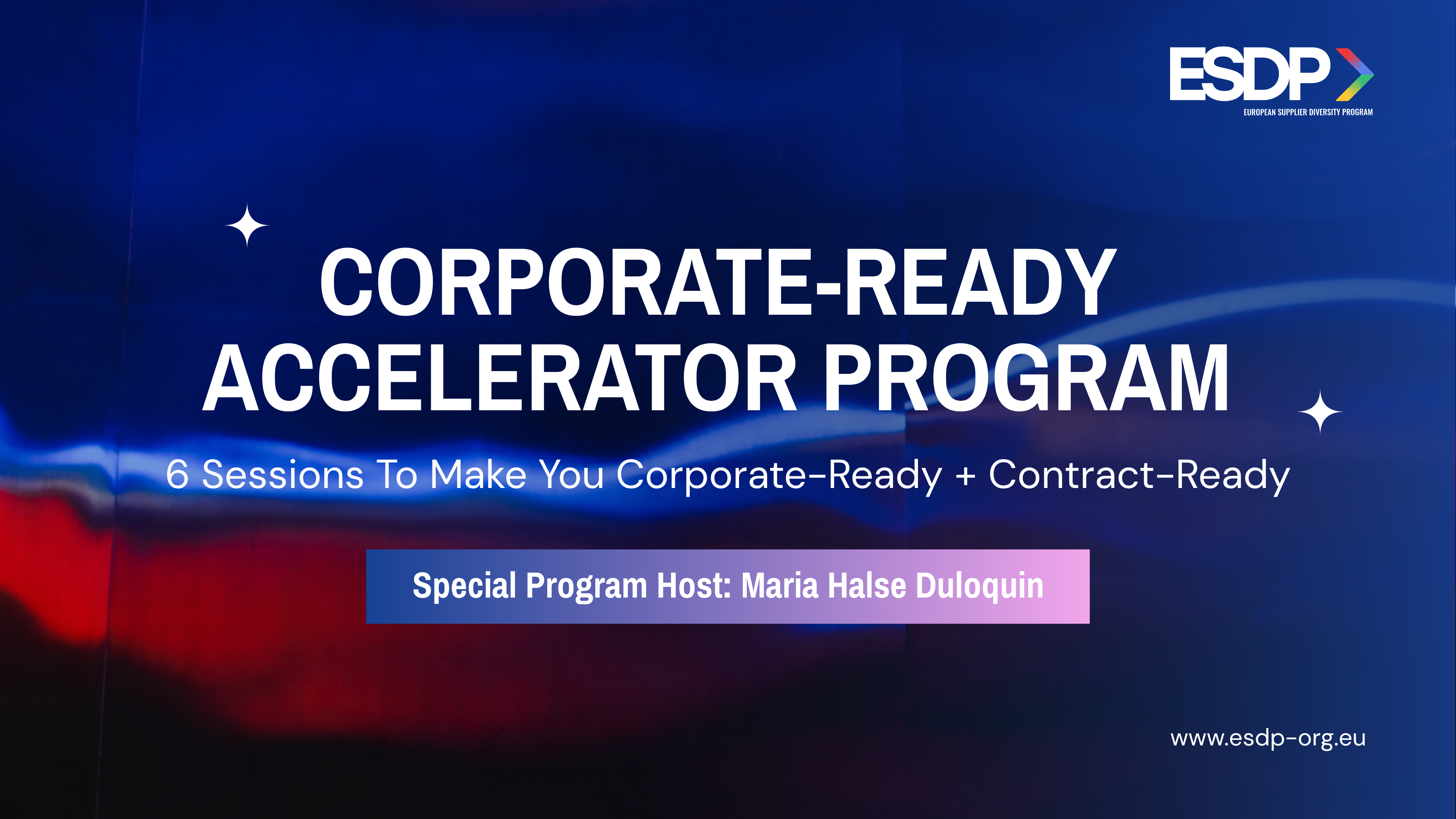 ESDP Corporate-Ready Accelerator Program 2026
