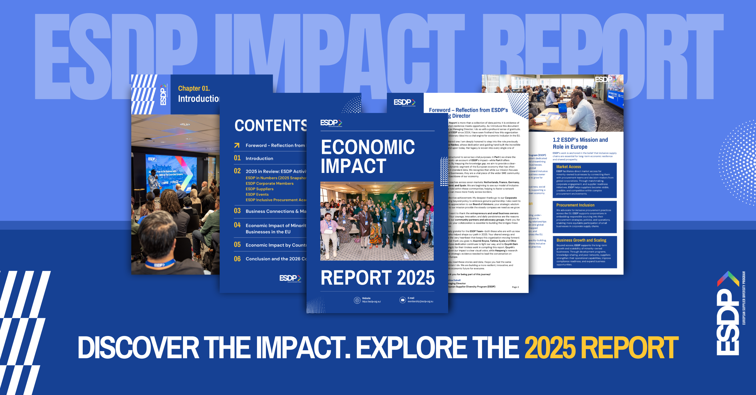 ESDP Economic Impact Report 2025 Landing Page